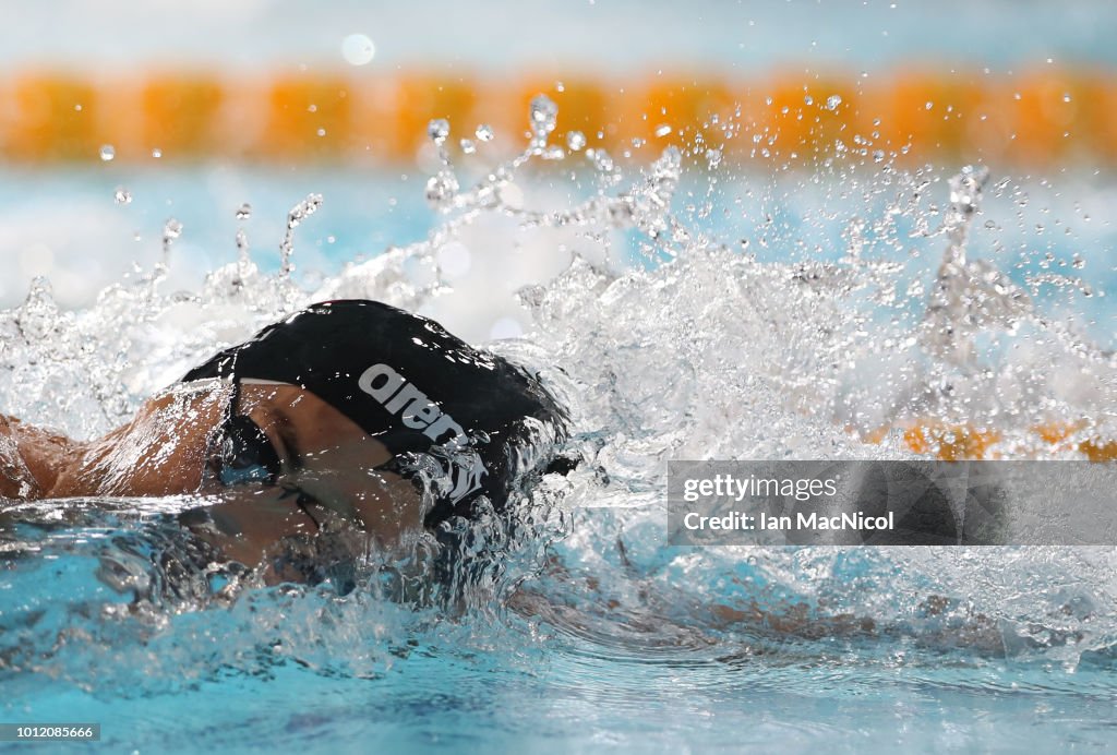 Swimming- European Championships Glasgow 2018: Day Five