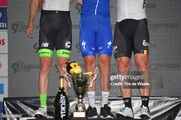 Podium / Daniel Mclay of United Kingdom and Team Ef Education First - Drapac P/B Cannondale / Alvaro Jose Hodeg Chagui of Colombia and Team...