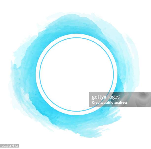 colorful watercolor splash - watercolour circle stock illustrations