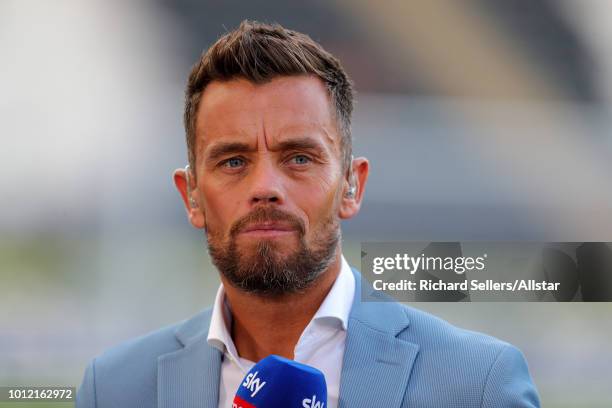 Sky sports football pundit Lee Hendrie before the Sky Bet Championship match between Hull City and Aston Villa at the KCOM Stadium on August 6, 2018...