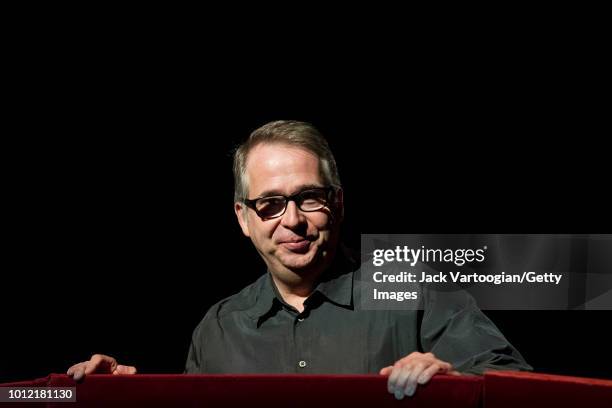 French conductor Bertrand de Billy takes a bow at the final dress rehearsal prior to the Metropolitan Opera premiere of Laurent Pelly's production of...