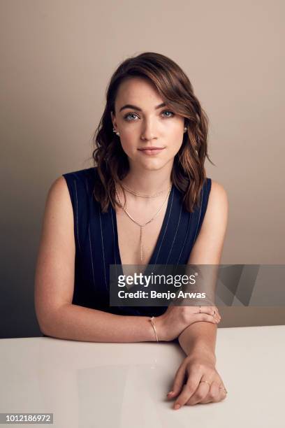 Actor Violett Beane of CBS's 'God Friended Me' poses for a portrait during the 2018 Summer Television Critics Association Press Tour at The Beverly...