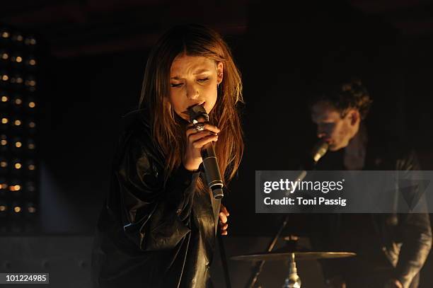 Lykke Li performs at the 'Volvo Subject60 Hosted By Lykke Li And The Facehunter' at The Station on May 27, 2010 in Berlin, Germany.