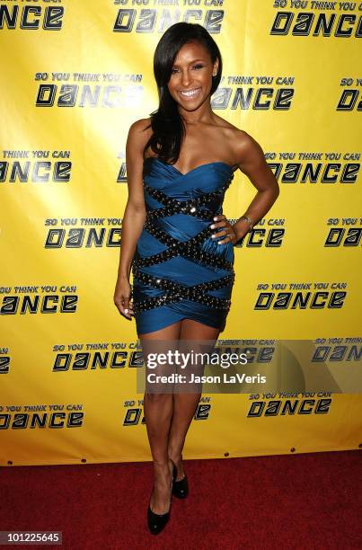 Melody Thornton attends the "So You Think You Can Dance" new season premiere viewing party at Trousdale on May 27, 2010 in West Hollywood, California.