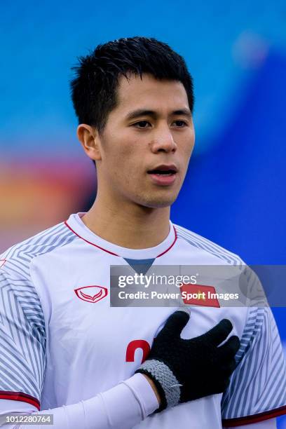 Tran Dinh Trong of Vietnam during the AFC U23 Championship China 2018 Semi Finals match between Qatar and Vietnam at Changzhou Olympic Sports Center...