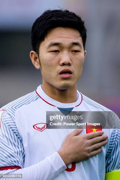 Luong Xuan Truong of Vietnam during the AFC U23 Championship China 2018 Semi Finals match between Qatar and Vietnam at Changzhou Olympic Sports...