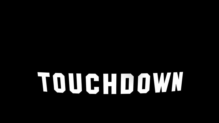 Touchdown Cbs Animation Touchdown! Football Animation With Alpha 동영상 (101229182) - 게티이미지뱅크