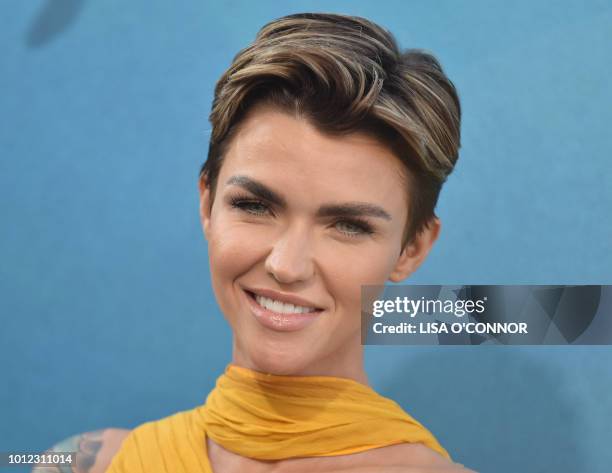 Meg Ruby Rosen The Meg Premiere Photos and Premium High Res Pictures - Getty Images