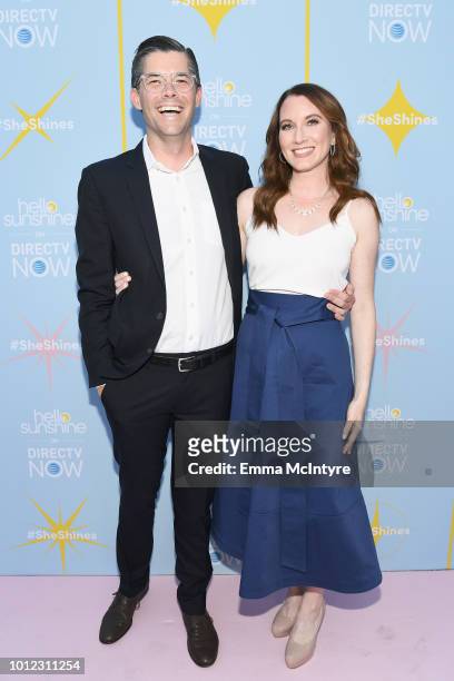 John Shearer and Clea Shearer attend the AT&T and Hello Sunshine launch celebration of "Shine On With Reese" and "Master The Mess" at NeueHouse...
