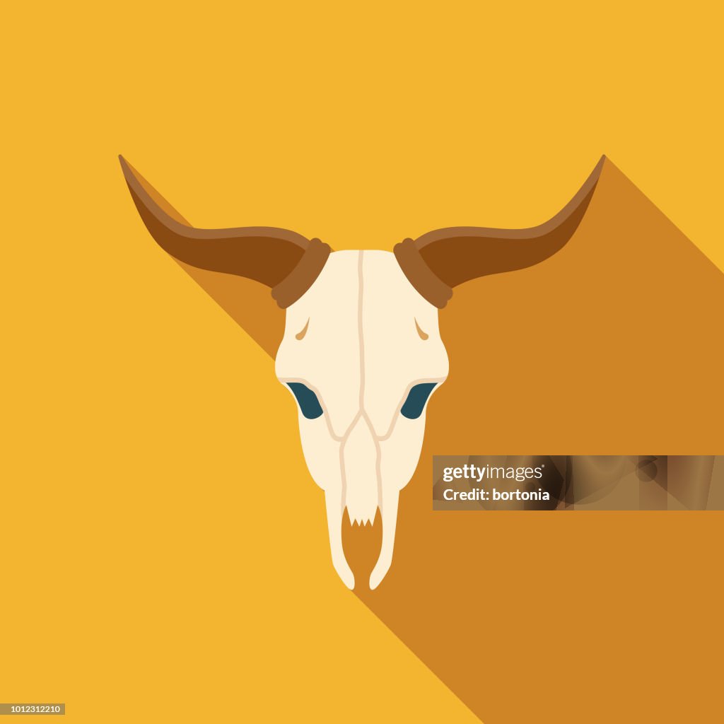 Icono de diseño plano de Bull España