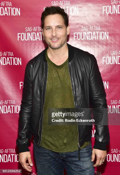 Director Peter Facinelli poses for portrait at the SAG-AFTRA Foundation Conversations screening of "Breaking and Exiting" at SAG-AFTRA Foundation on...