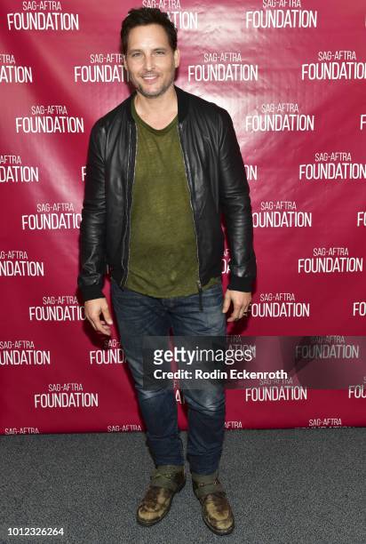 Director Peter Facinelli poses for portrait at the SAG-AFTRA Foundation Conversations screening of "Breaking and Exiting" at SAG-AFTRA Foundation on...