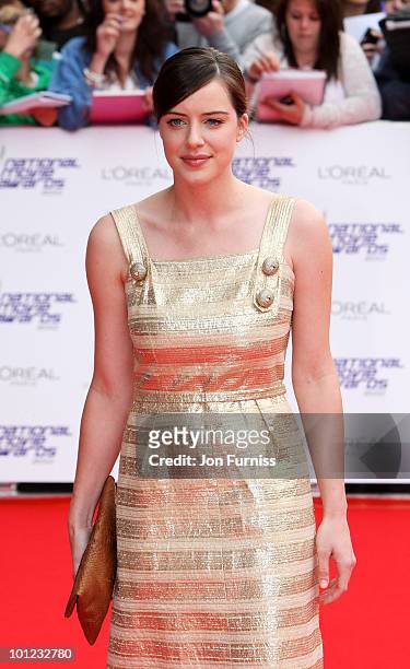 Actress Michelle Ryan attends the National Movie Awards 2010 at the Royal Festival Hall on May 26, 2010 in London, England.
