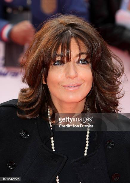 Presenter Claudia Winkleman attends the National Movie Awards 2010 at the Royal Festival Hall on May 26, 2010 in London, England.