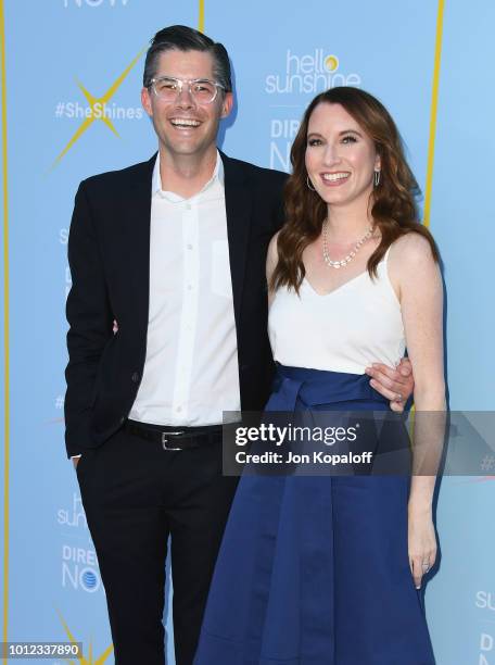 John Shearer and Clea Shearer attend AT&T & Hello Sunshine Celebrate The Launch Of "Shine On With Reese" at NeueHouse Hollywood on August 6, 2018 in...