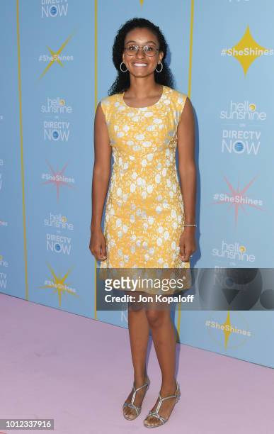 Simone Askew attends AT&T & Hello Sunshine Celebrate The Launch Of "Shine On With Reese" at NeueHouse Hollywood on August 6, 2018 in Los Angeles,...