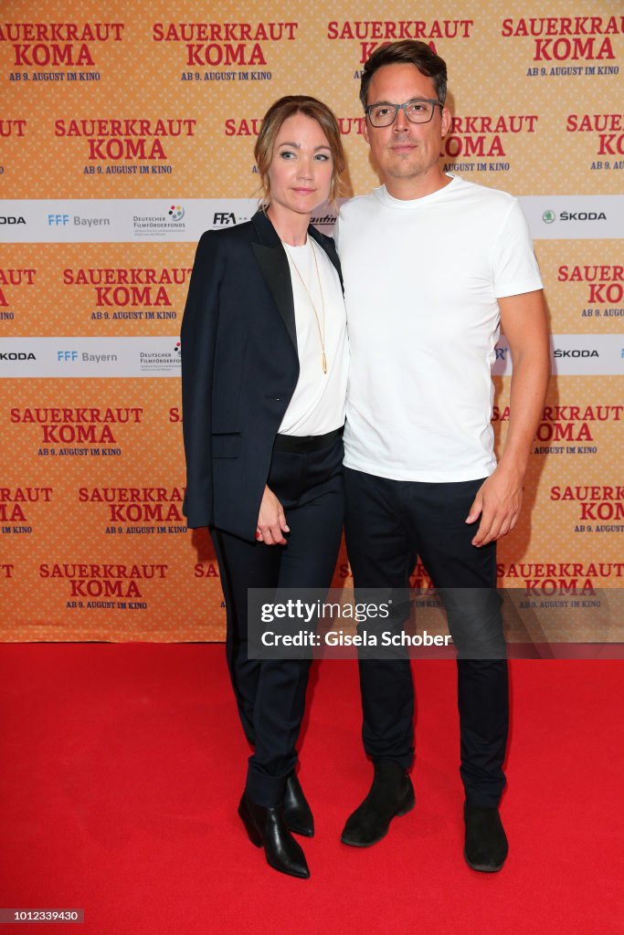 Lisa Maria Potthoff and her husband Thorsten Berg during the
