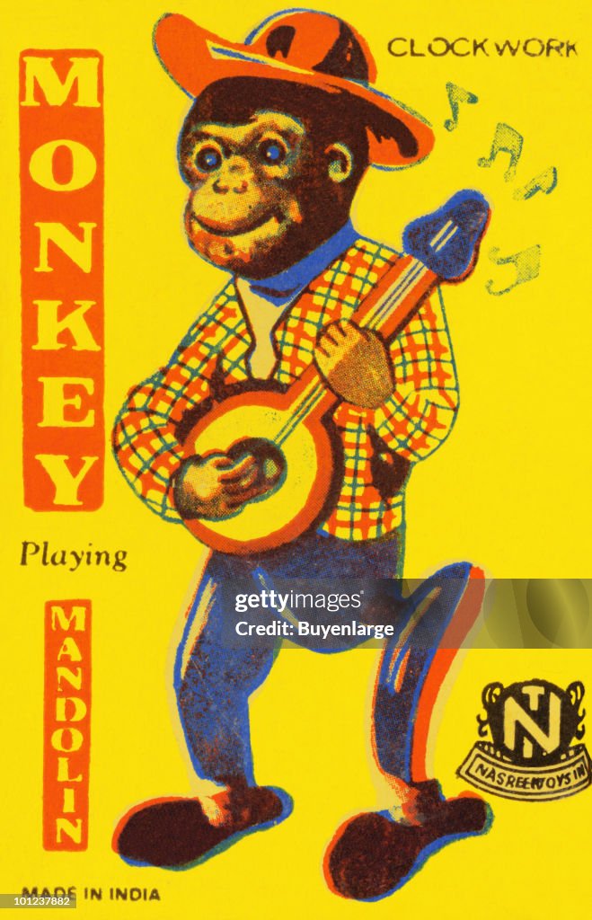 Monkey Playing Mandolin