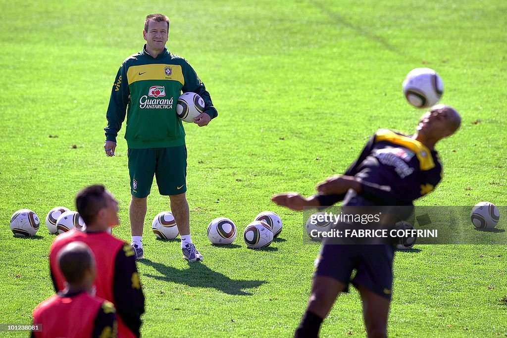 Brazilian national team coach Dunga look