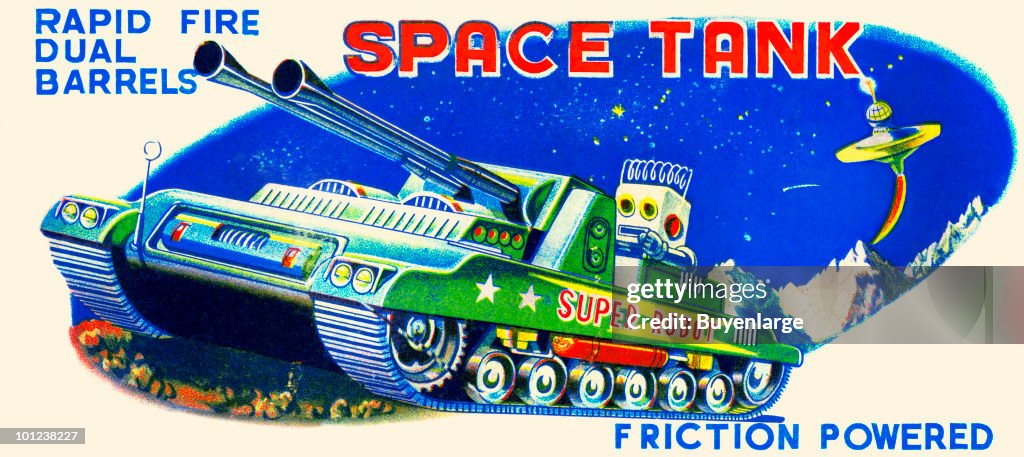 Rapid Fire Dual Barrell Space Tank