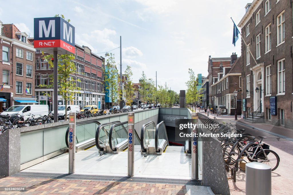 Amsterdam Vijzelgracht Metrostation