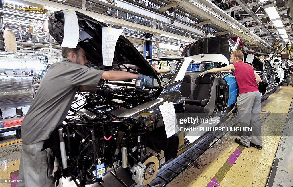 Employees of French carmaker Renault are