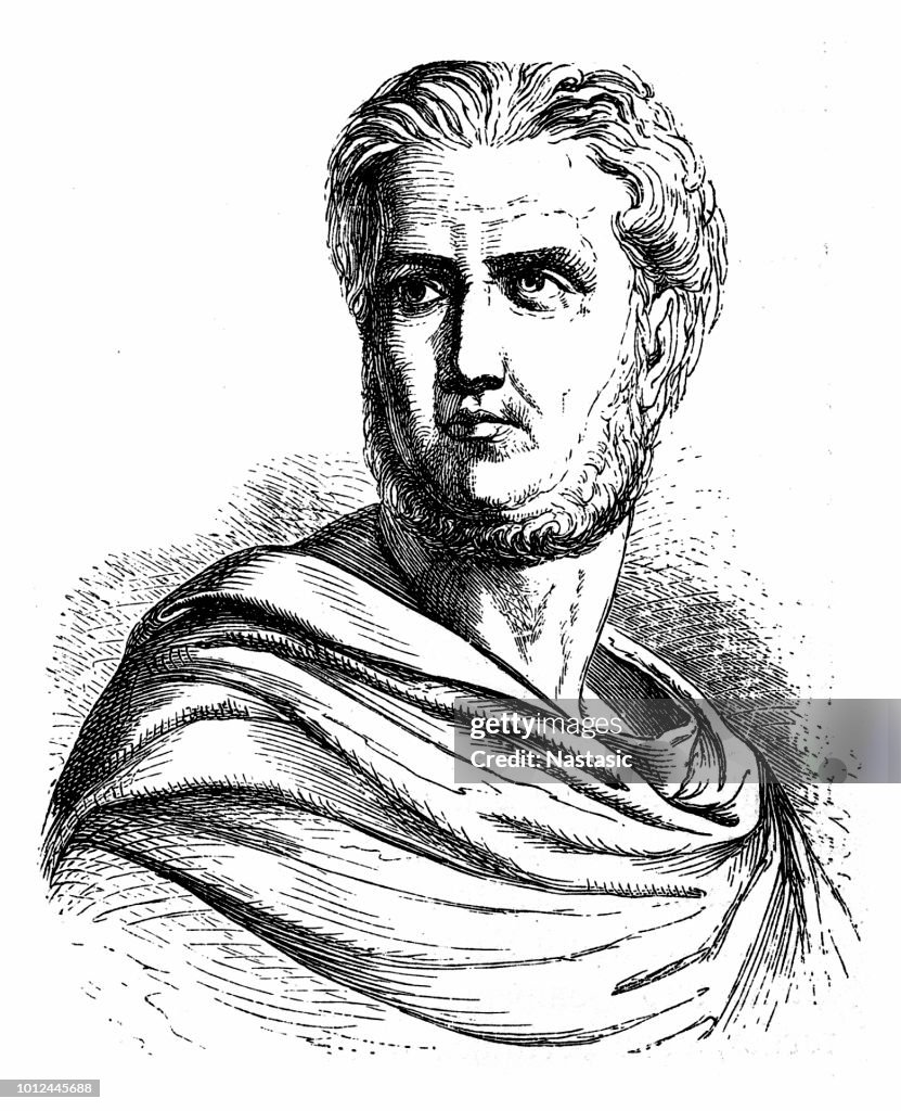 Publius, Gaius Cornelius Tacitus, AD 56 - AD 120, senator and a historian of the Roman Empire