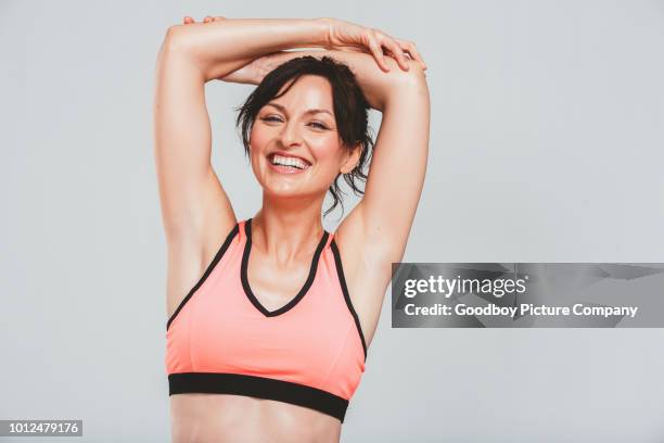 i've never felt this good about myself - female armpits stock pictures, royalty-free photos & images