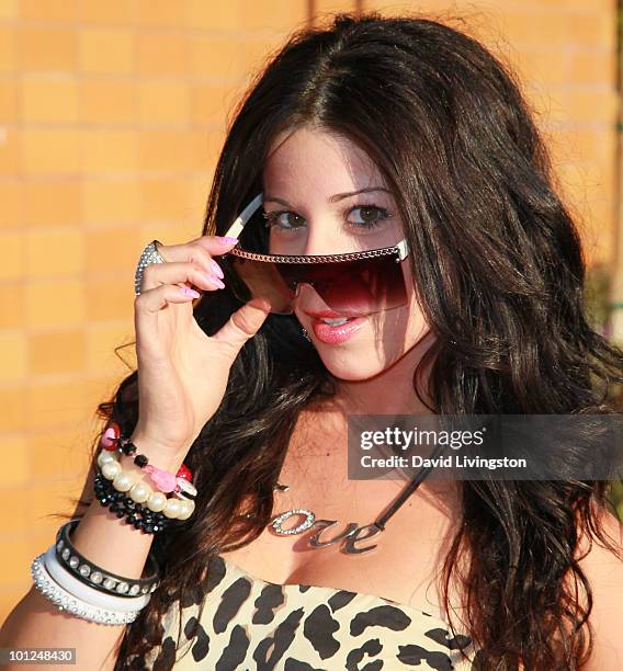 Personality Jennifer Tapiero attends the 4th Annual Community Awards Red Carpet Gala at the Boyle Heights Technology Youth Center on May 28, 2010 in...