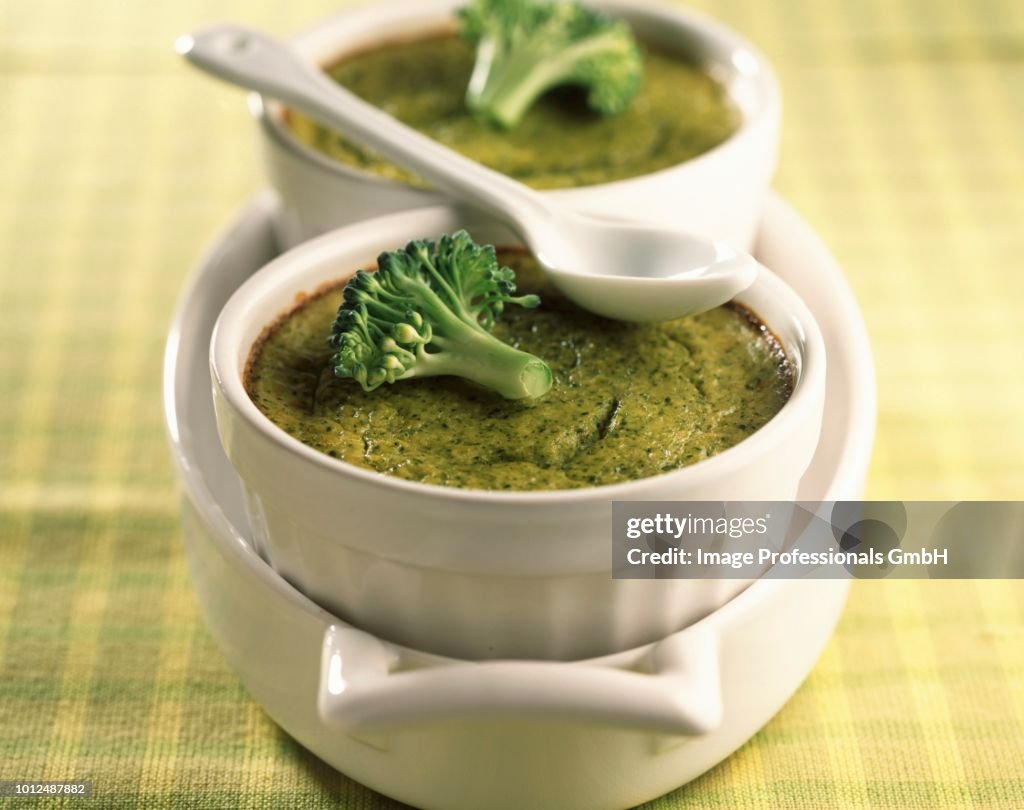 Broccoli flan