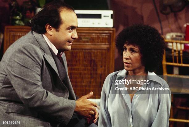 Louie and the Nice Girl" - Airdate on September 11, 1979. DANNY DEVITO;RHEA PERLMAN