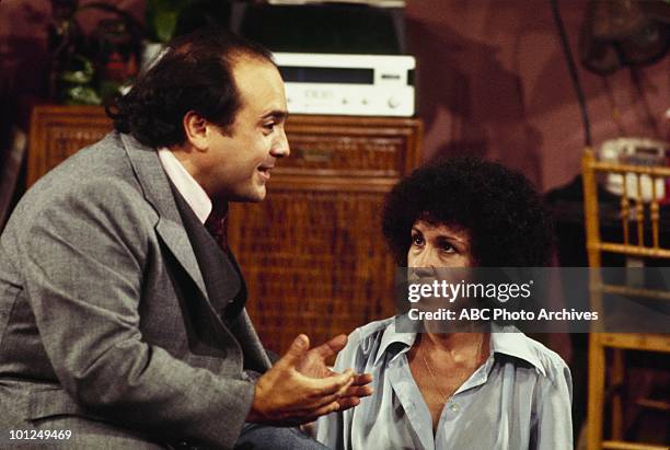 Louie and the Nice Girl" - Airdate on September 11, 1979. DANNY DEVITO;RHEA PERLMAN