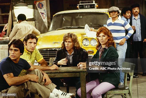 Louie and the Nice Girl" - Airdate on September 11, 1979. TONY DANZA;JUDD HIRSCH;JEFF CONAWAY;MARILU HENNER