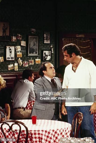 Louie and the Nice Girl" - Airdate on September 11, 1979. DANNY DEVITO;JUDD HIRSCH