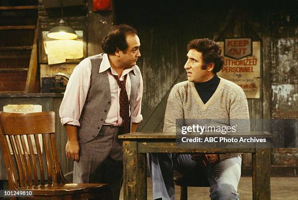 Louie Meets the Folks" and "Fantasy Borough" - Airdate Decamber 11, 1979 and May 6, 1980. DANNY DEVITO; JUDD HIRSCH