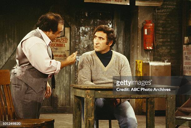 Louie Meets the Folks" and "Fantasy Borough" - Airdate Decamber 11, 1979 and May 6, 1980. DANNY DEVITO; JUDD HIRSCH