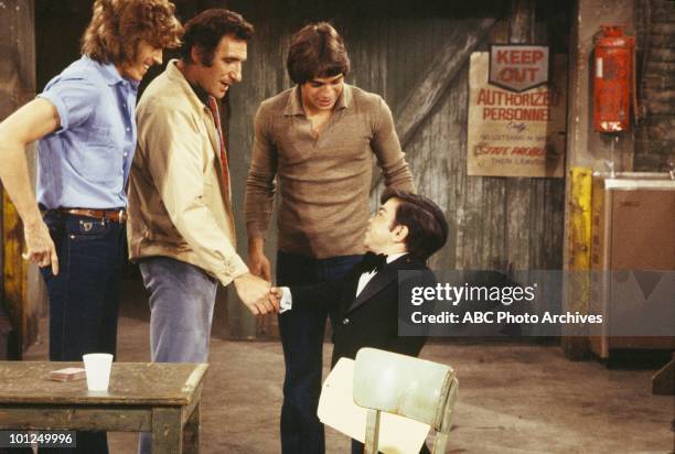 Louie Meets the Folks" and "Fantasy Borough" - Airdate Decamber 11, 1979 and May 6, 1980. JEFF CONAWAY;JUDD HIRSCH;TONY DANZA;HERVE VILLECHAIZE