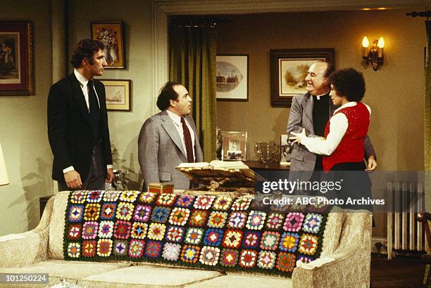 Louie Meets the Folks" and "Fantasy Borough" - Airdate Decamber 11, 1979 and May 6, 1980. JUDD HIRSCH;DANNY DEVITO;JOHN C BECHER;RHEA PERLMAN