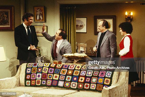 Louie Meets the Folks" and "Fantasy Borough" - Airdate Decamber 11, 1979 and May 6, 1980. JUDD HIRSCH;DANNY DEVITO;JOHN C BECHER;RHEA PERLMAN