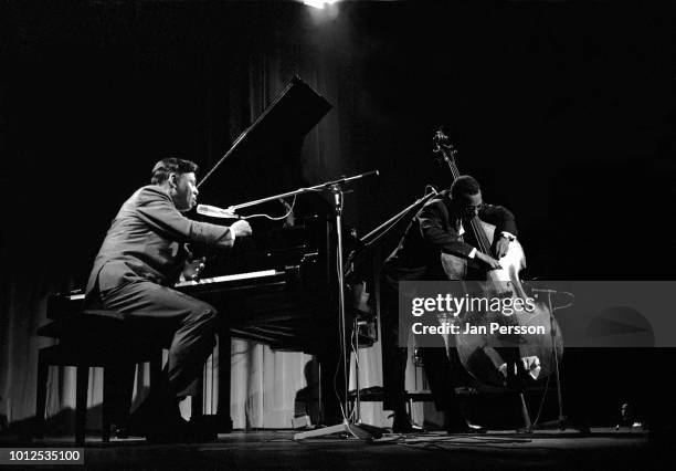 American jazz pianist Earl Hines performing in Copenhagen, Denmark, November 8 1968.