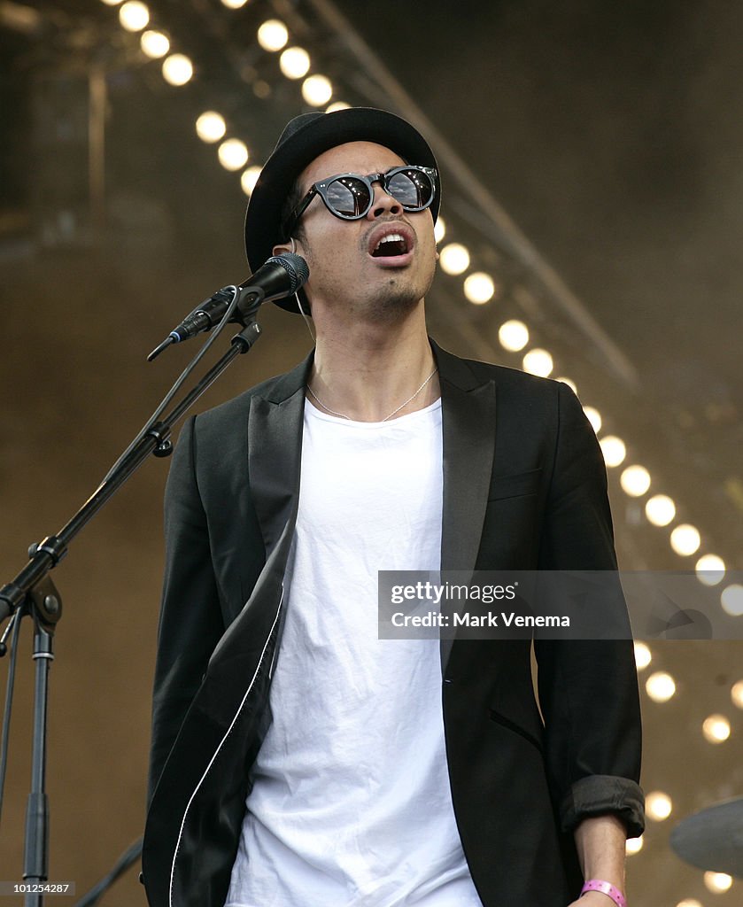 Mandagi Dougy Mandagi of The Temper Trap performs live at day 1 of the... News ...