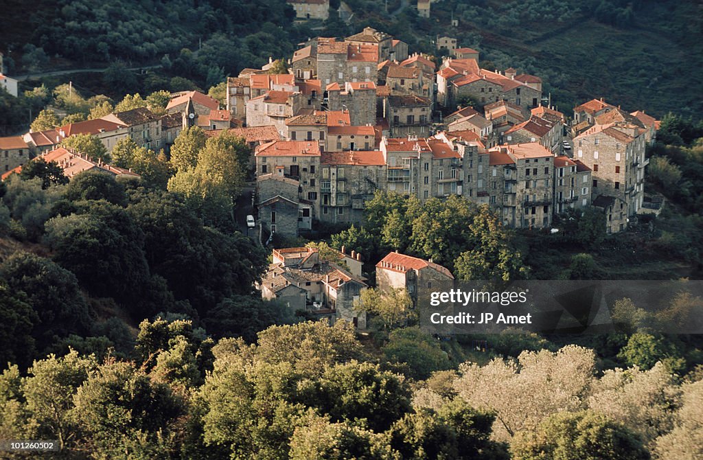 Mountainous landscape in Europe