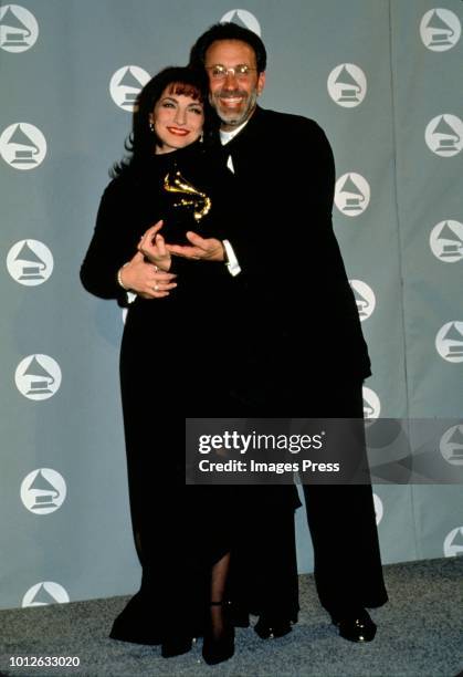 Gloria and Emilo Estefan at the Grammys circa 1994 in New York.