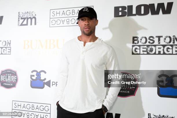 Actor Prince Pope attends George Jung's Birthday Celebration And Screening Of "Blow" at TCL Chinese 6 Theatres on August 6, 2018 in Hollywood,...