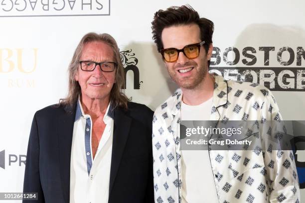 George Jung and Musician Singer Songwriter Mayer Hawthorne attends George Jung's Birthday Celebration And Screening Of "Blow" at TCL Chinese 6...