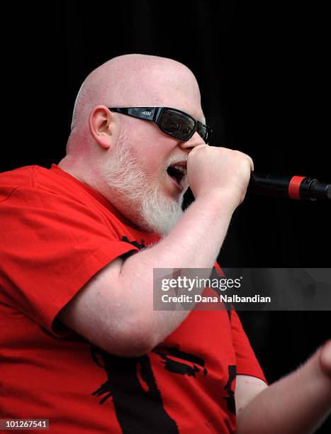 Brother Ali performs at Sasquatch Festival at the Gorge Amphitheater on May 29, 2010 in George, Washington.