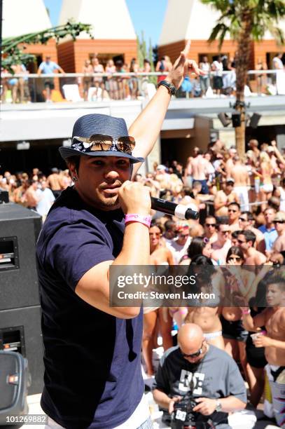 Singer Baby Bash performes at the 2nd annual "Love Festival" at The Palms Casino Resort on May 29, 2010 in Las Vegas, Nevada.