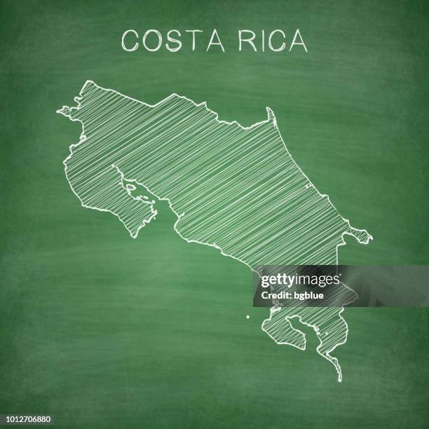 140 Costa Rica Map Drawing High Res Illustrations - Getty Images