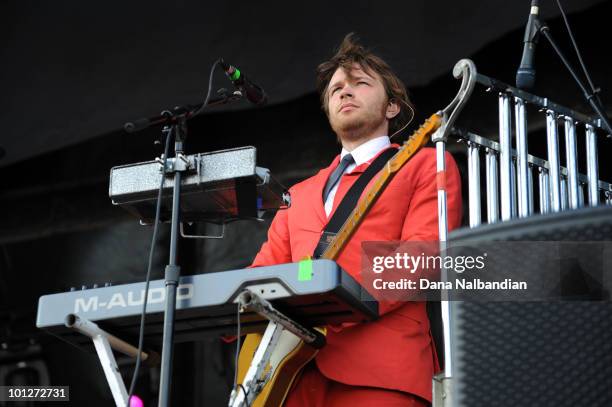 Andy Ross of OK GO performs at Sasquatch Festival at the Gorge Amphitheater on May 29, 2010 in George, Washington.