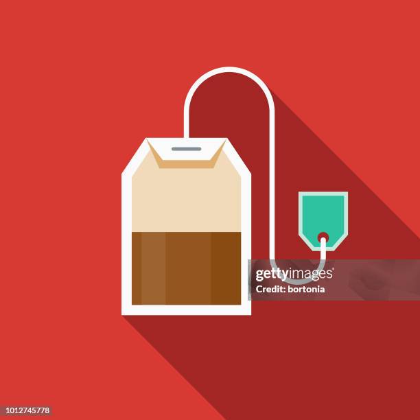 teabag design united kingdom icon - tea bags stock illustrations